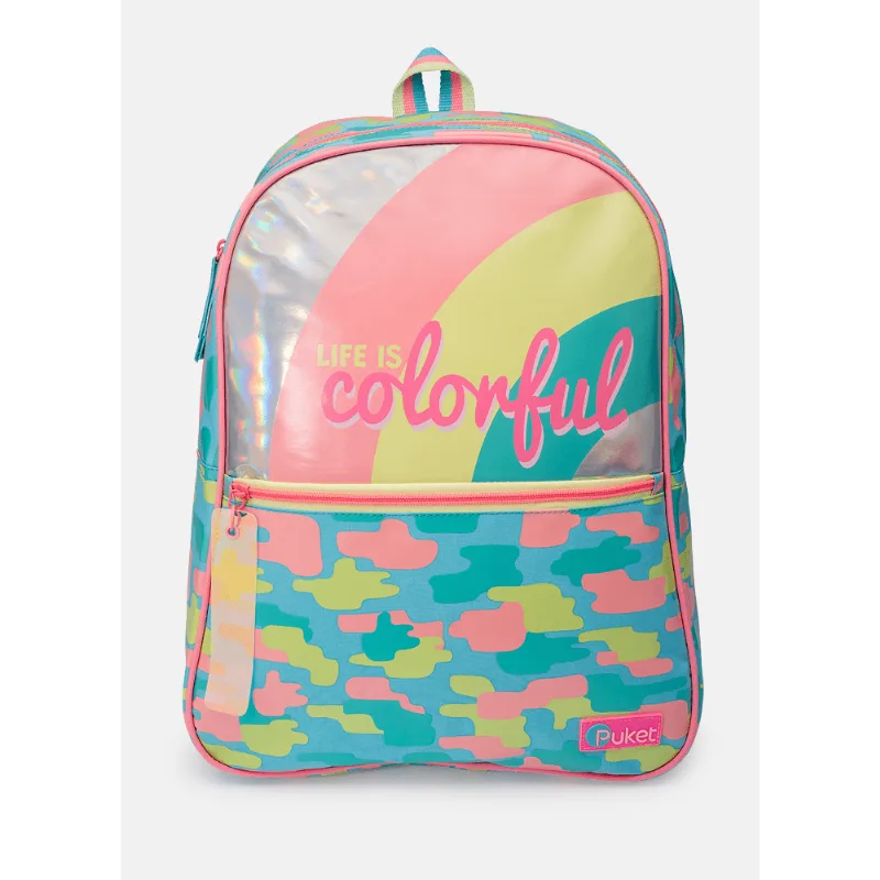 Mochila de Costas Unicórnio Colorful