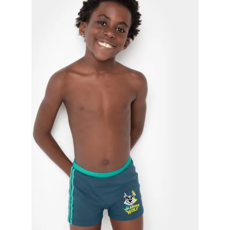 Sunga Boxer Menino Lobo Space Verde 4