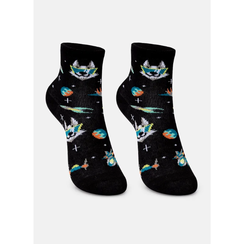 Meia Soquete Infantil Lobo Space 23 A 27