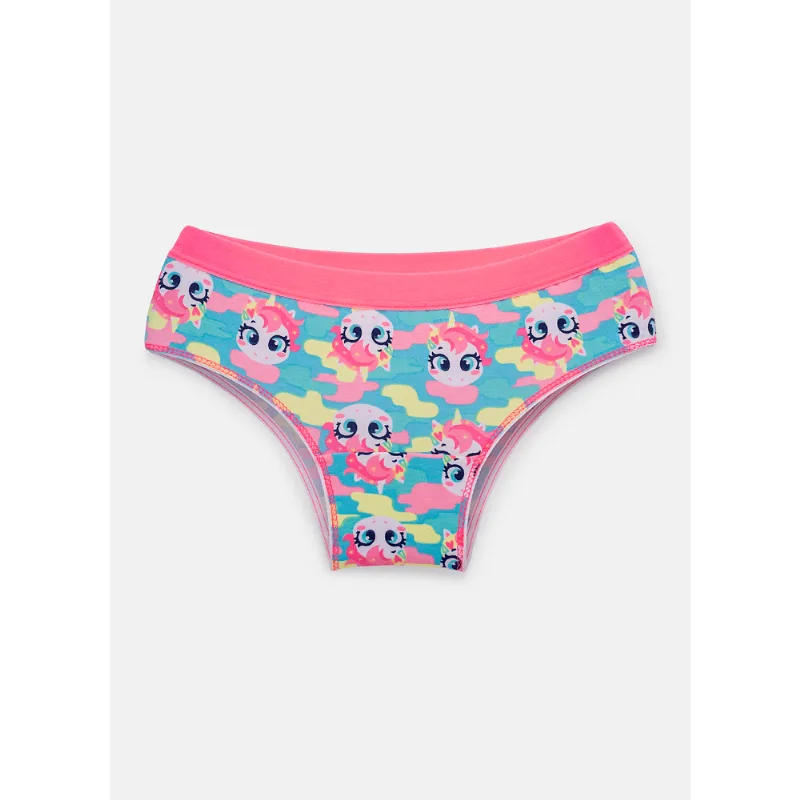 Calcinha Boneca Menina Teen Unicórnio Camuflado 10