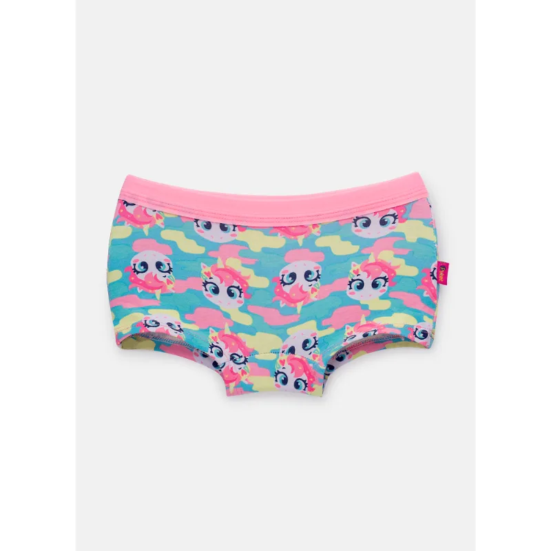 Calcinha Bodyshort Menina Unicórnio Camuflado 6