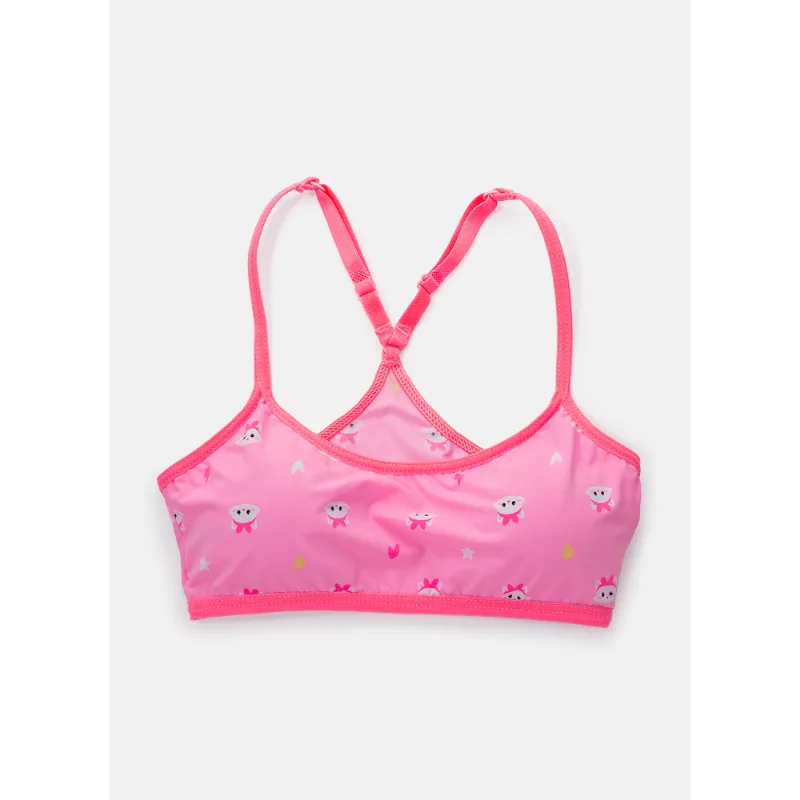 Top Nadador Microfibra Menina Teen Gata Power Rosa Top Nadador Microfibra Menina Teen Gata Power 12