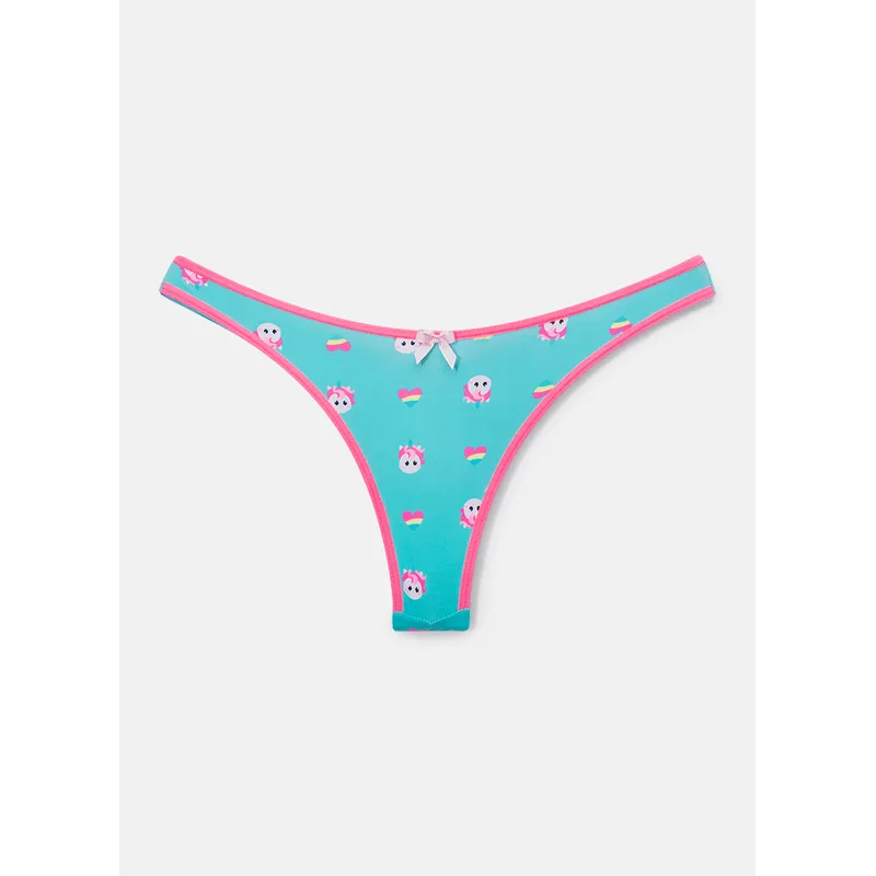 Calcinha Fio Dental Feminina Microfibra Unicórnio Love G