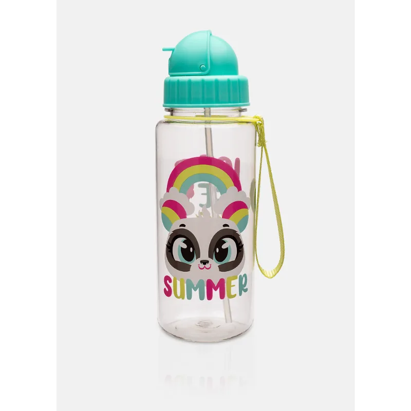Garrafa com Canudo Panda Summer UN