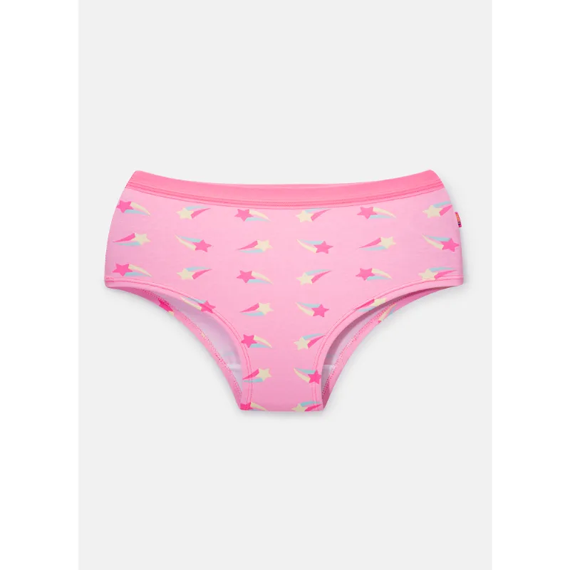 Calcinha Caleçon Feminino Algodão Estrelas M