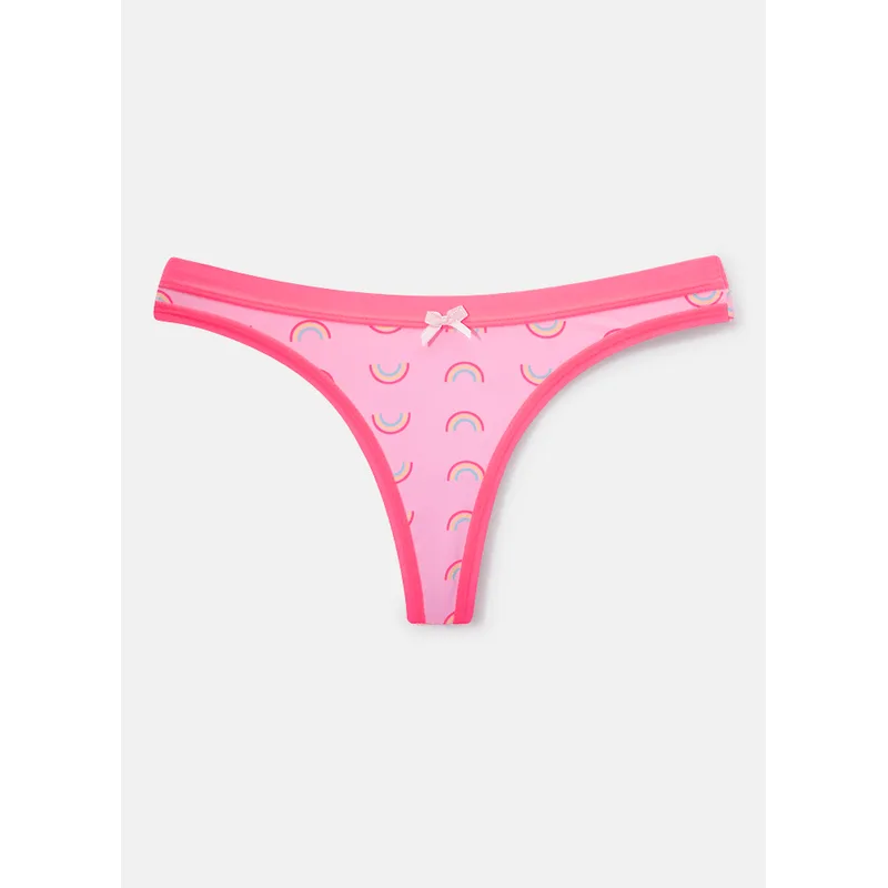 Calcinha Fio Dental Microfibra Feminina Panda Summer G