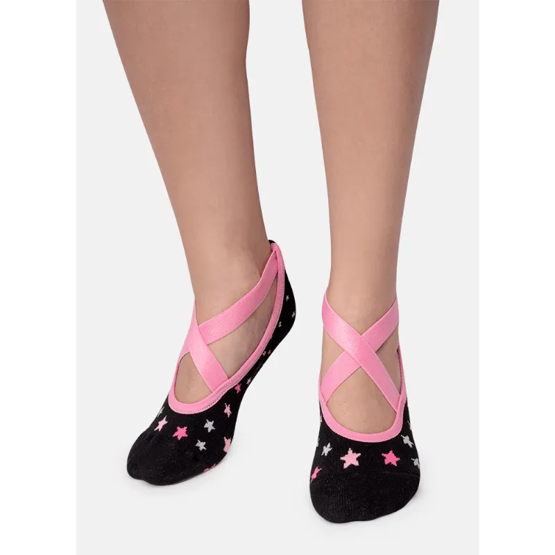 MEIA SAPATILHA BALLET FEMININA Preto