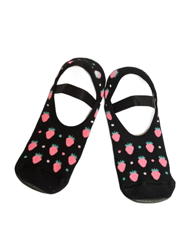 Meia Sapatilha Antiderrapante Berry Sweet Puket Tamanho: 37 a 39