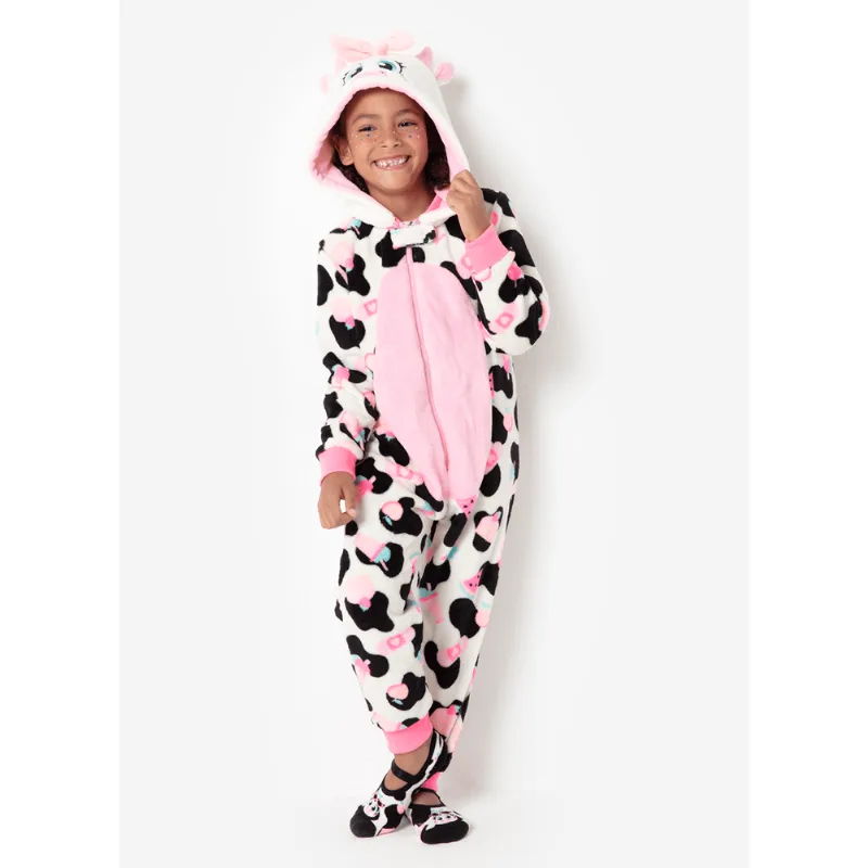 Macacão Manga Longa Menina Soft Vaca 2