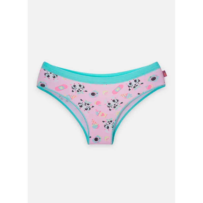 Calcinha Boneca Algodão Feminina Vaca M