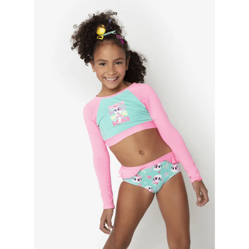 Conjunto Cropped Menina Unicornio PopStar 6