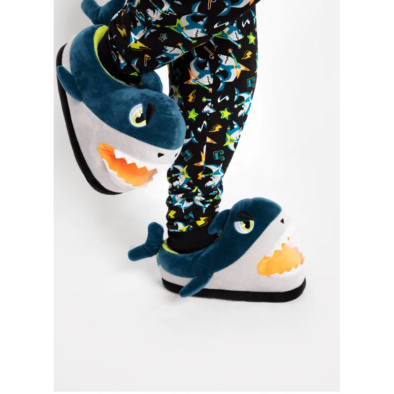 Pantufa Menino Tubarão Rockstar 31 A 33