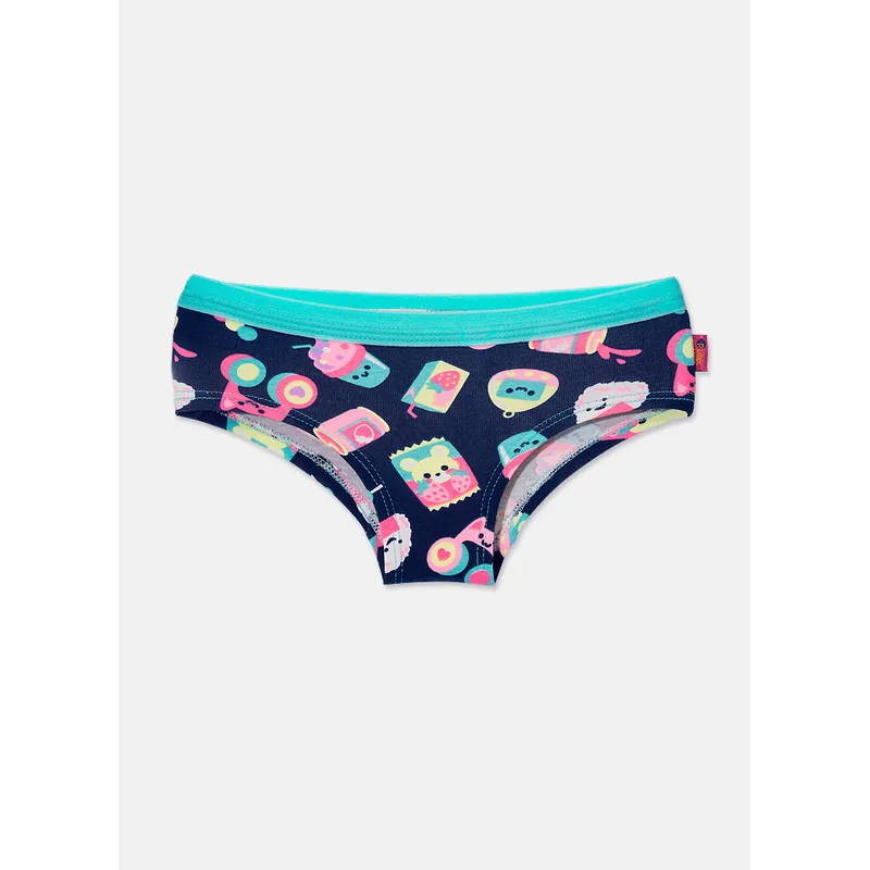 Calcinha Caleçon Algodão Menina Unicórnio Kawaii 2