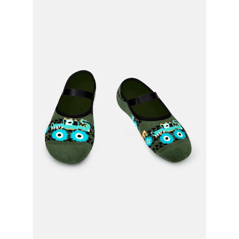 Meia Sapatilha Menino Antiderrapante Carros 23 A 27