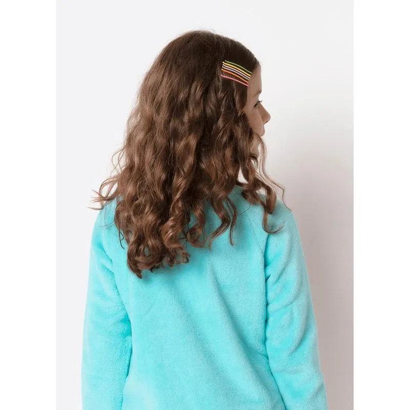 Pijama manga longa soft menina teen unicórnio cherry