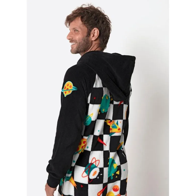 Macacão manga longa soft masculino space food