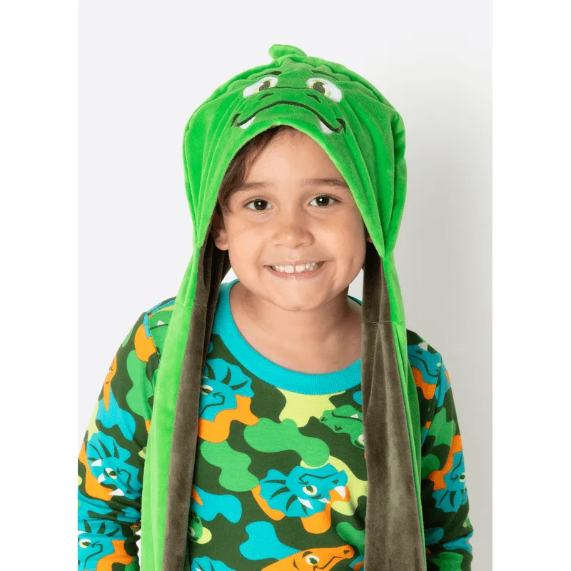 Gorro com Cachecol Menino Dino Trio UN