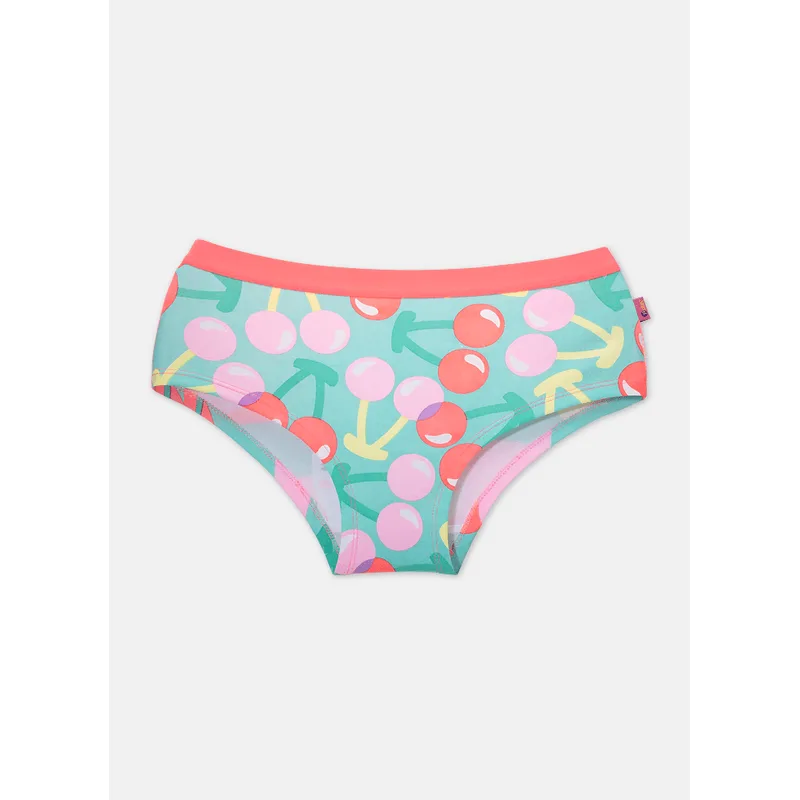 Calcinha Caleçon Algodão Feminina Unicórnio Cherry M
