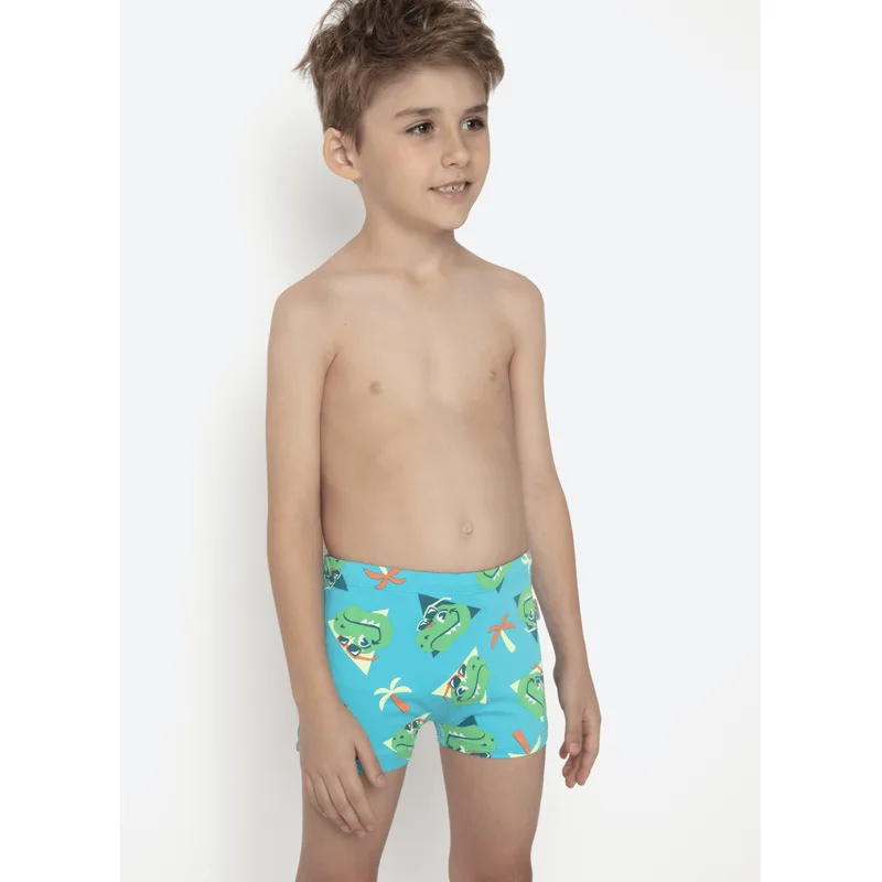 Sunga Boxer com Proteção Solar Menino Dino Miami 1