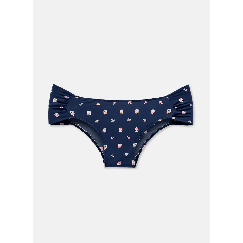 Calcinha Boneca Microfibra Feminina Unicórnio Encantada M