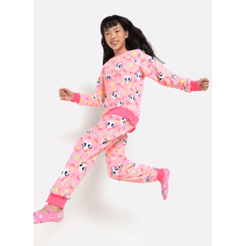 Pijama Manga Longa Soft Menina Teen Unicórnio Encantada 14