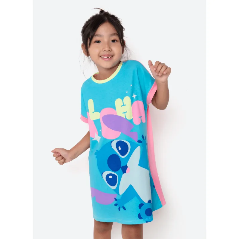 Camisola Manga Curta Viscolycra Menina Stitch 6