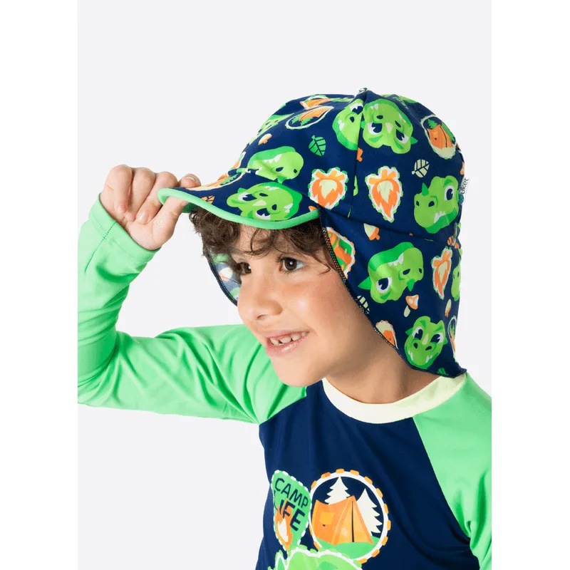 Chapéu com Proteção Solar Menino Dragão Camping 2A4