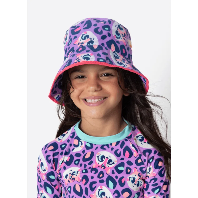 Chapéu Bucket Menina Onça Fantástica 2A4