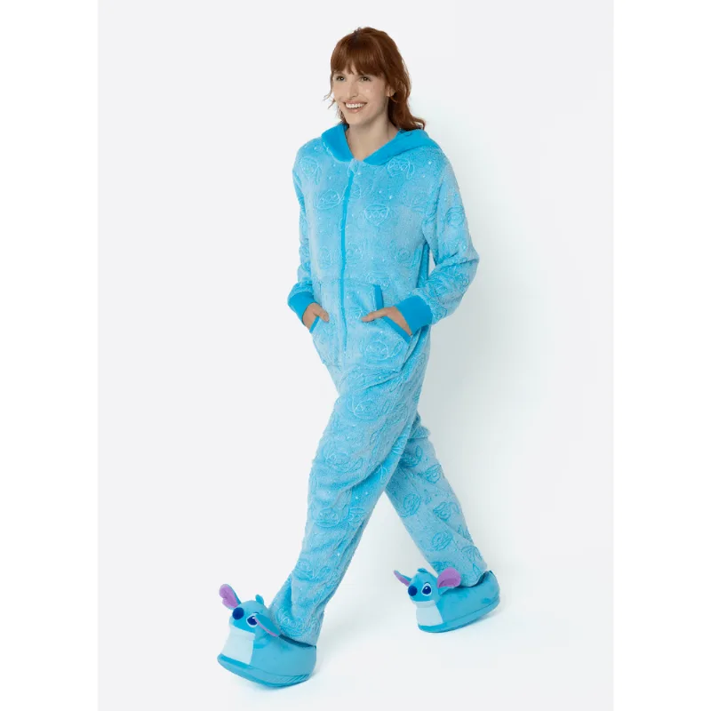 Macacão Manga Longa Soft Unissex Adulto Stitch M