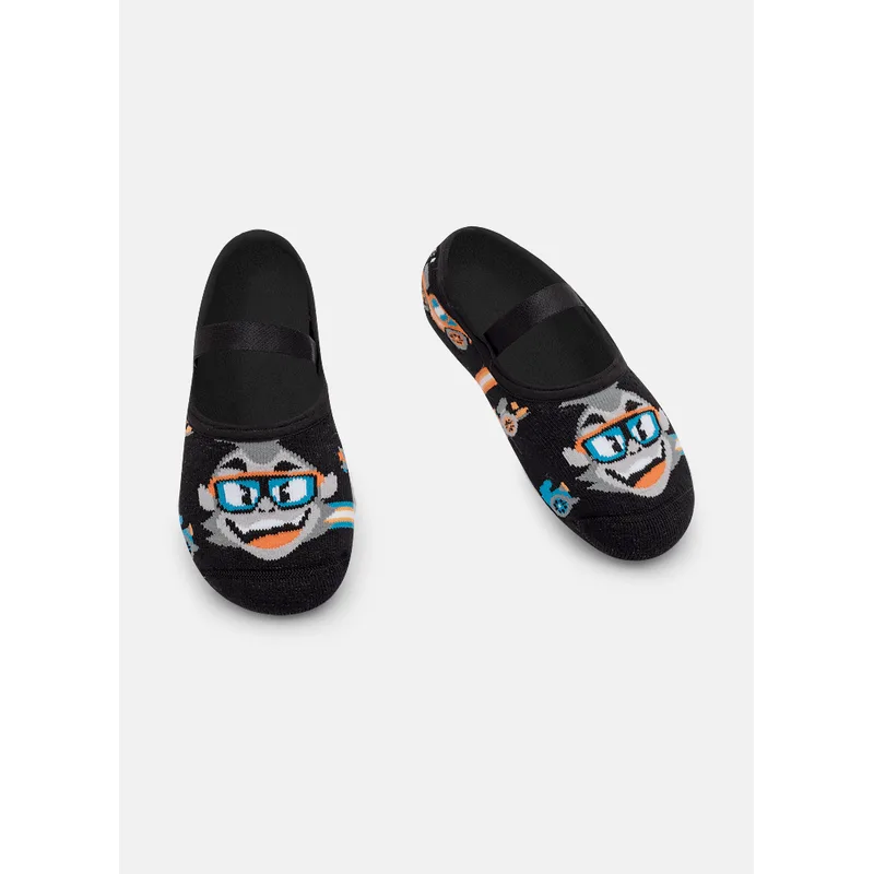 Meia Sapatilha Antiderrapante Menino Gorila Racing 28 A 33