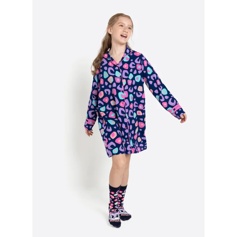 Camisola Manga Longa Viscose Menina Teen Onça 8