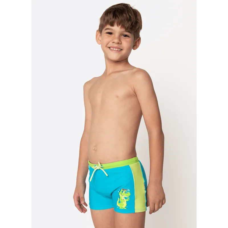 Sunga Boxer com Proteção Solar Menino Jacaré Relax 6