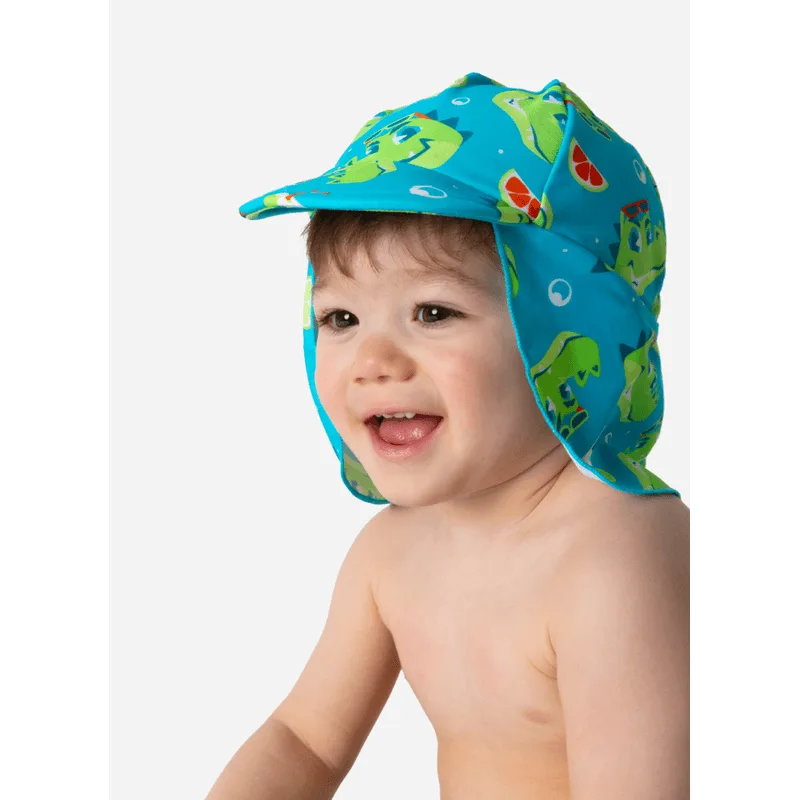 Chapéu com Proteção Solar Bebê Menino Jacaré Relax UN