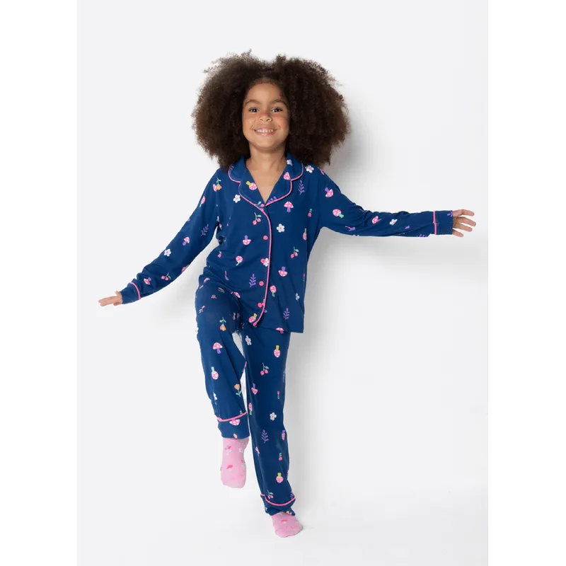 Pijama Manga Longa Viscolycra Menina Unicórnio Encantada 4