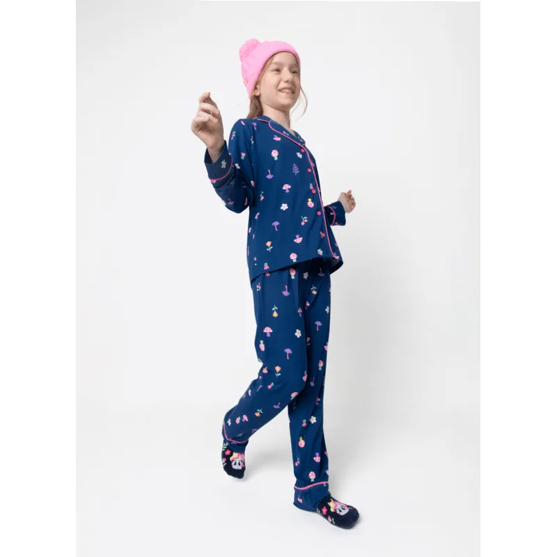 Pijama Manga Longa Viscolycra Menina Teen Unicórnio Encantada 12