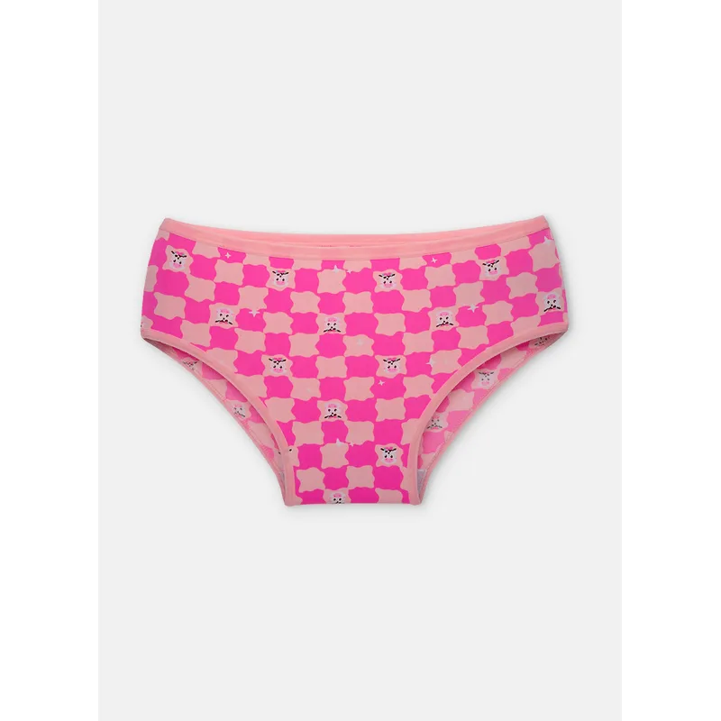 Calcinha Boneca Microfibra Menina Teen Vaca Summer 10