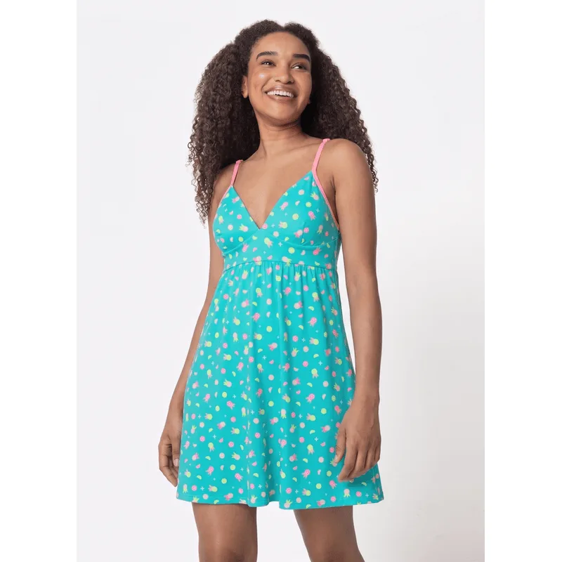 Camisola Regata Microfibra Feminina Frutas P