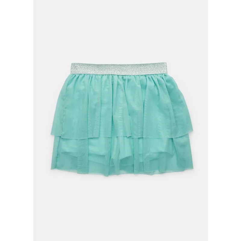Fantasia Saia Tule Verde Água 8