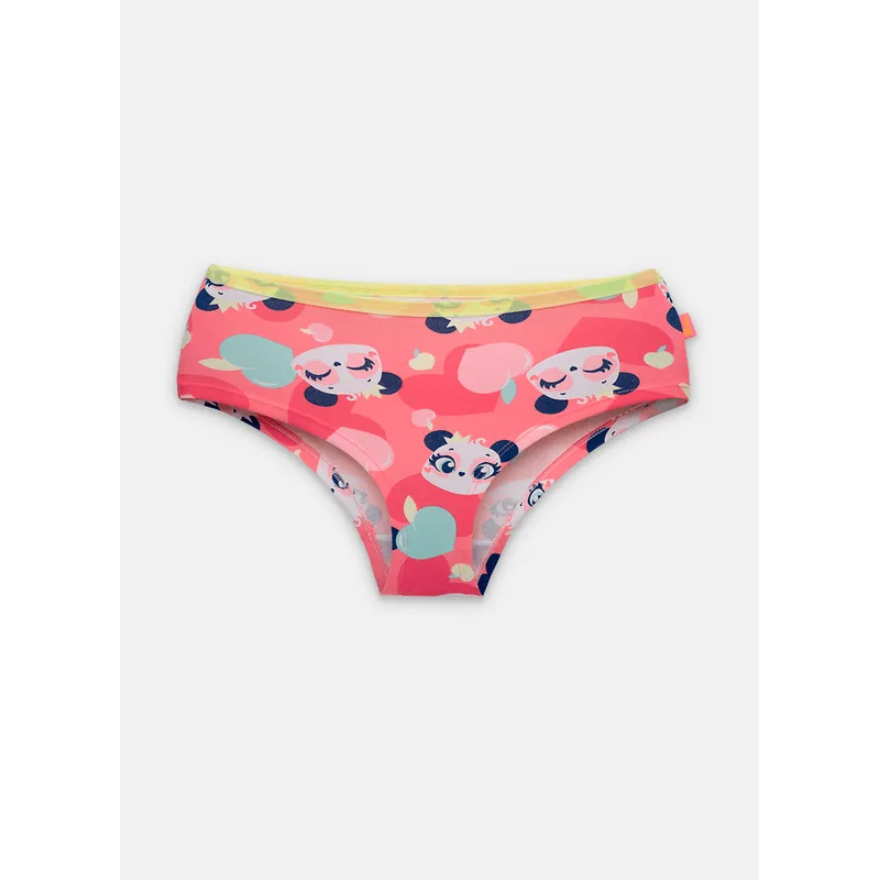 Calcinha Caleçon Algodão Feminina Panda Romântico M