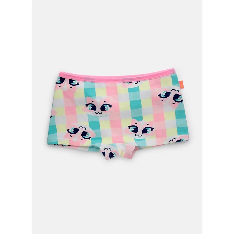 Calcinha Boyshort Algodão Menina Teen Gata Picnic 8