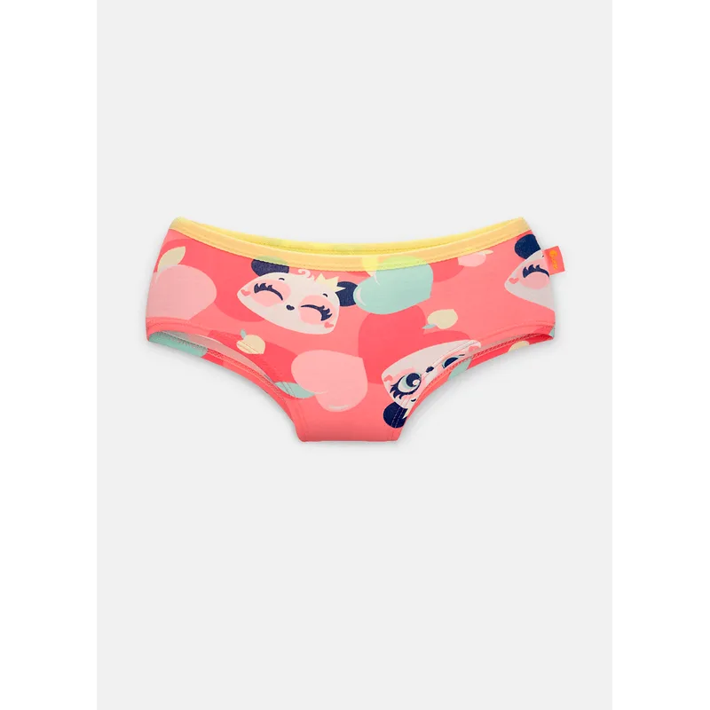 Calcinha Caleçon Algodão Menina Panda Romântico 4