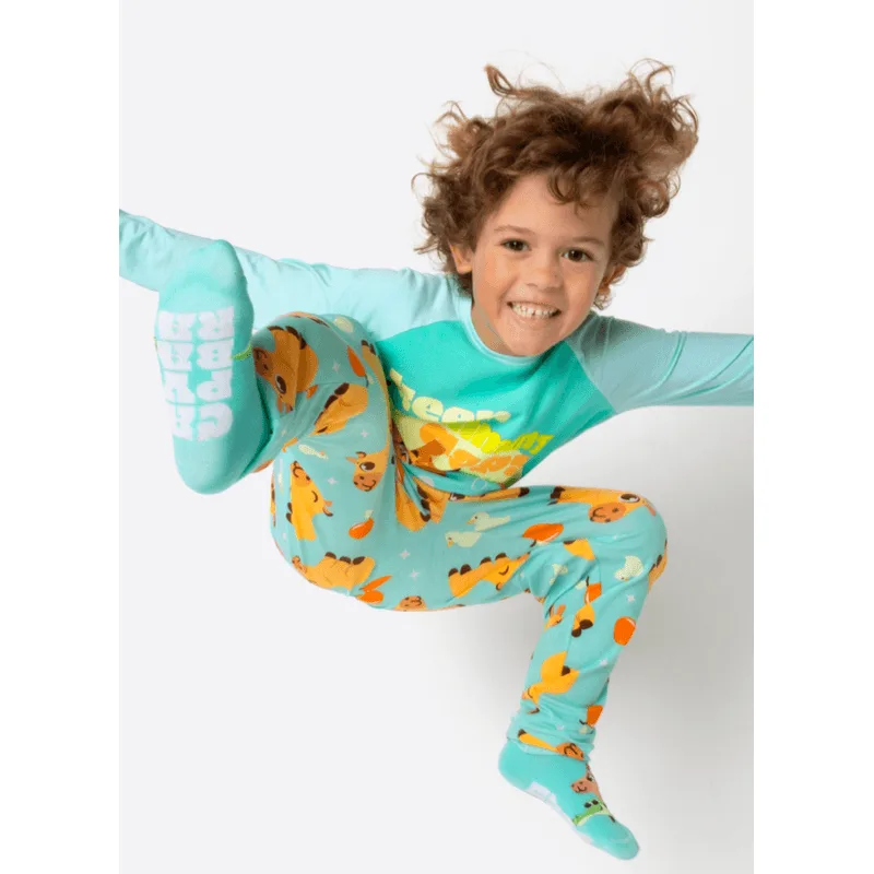 Pijama Manga Longa Viscolycra Menino Capivara Vibes 2