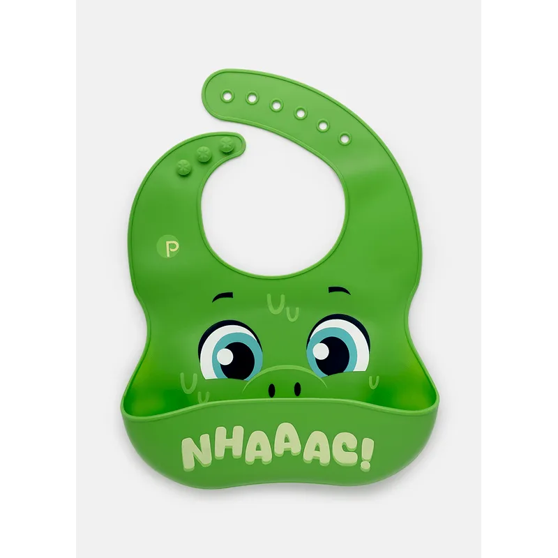 Babador de Silicone Dino UN