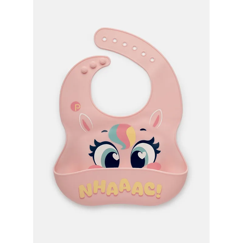 Babador de Silicone Unicórnio UN