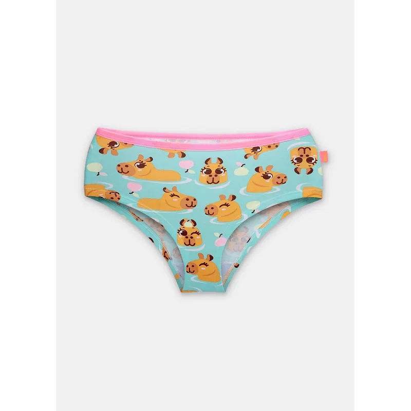 Calcinha Caleçon Algodão Feminina Capy Bora G