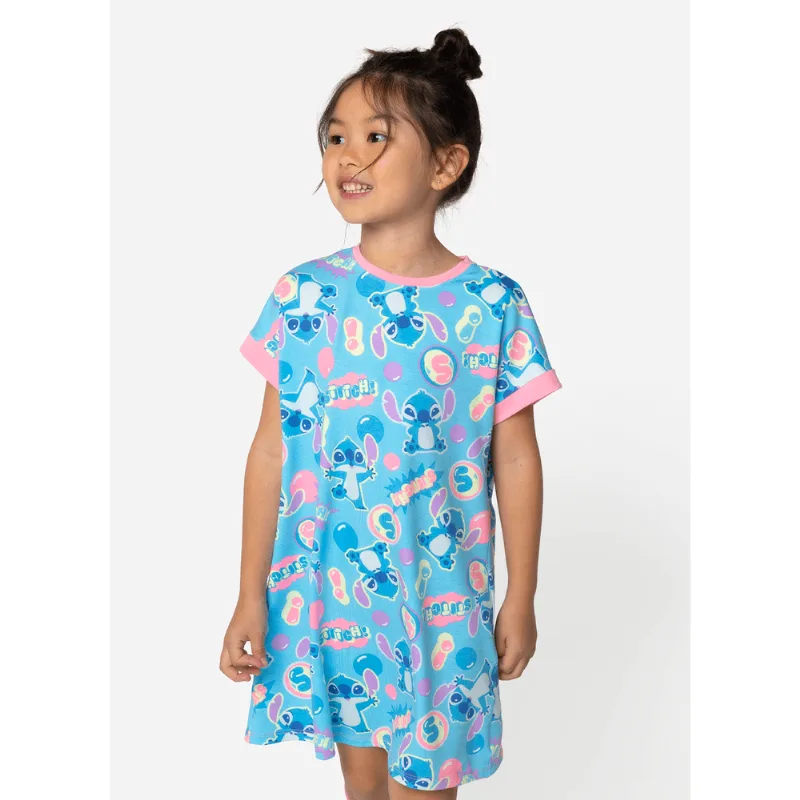 Camisola Manga Curta Viscolycra Menina Stitch 4