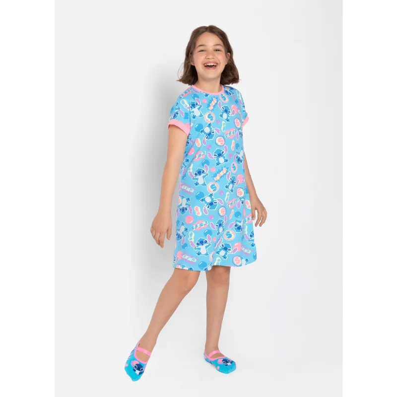 Camisola Manga Curta Viscolycra Menina Teen Stitch 14
