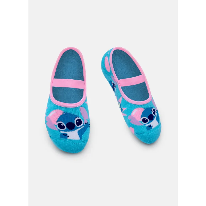 Meia Sapatilha Antiderrapante Feminina Stitch 34 A 39