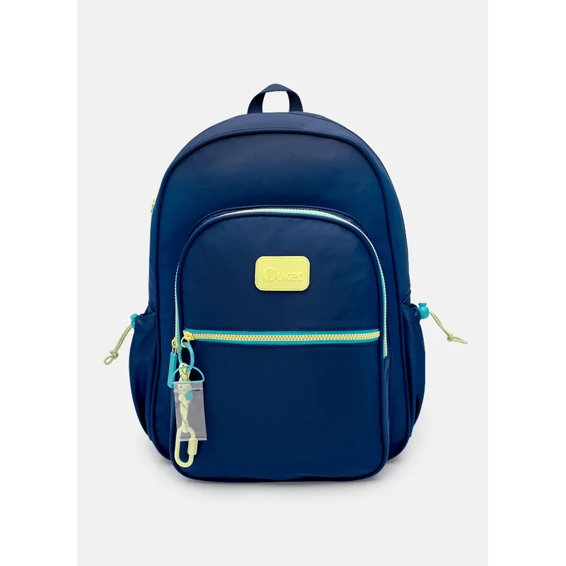 Mochila Costas Grande Azul Marinho e Amarelo UN