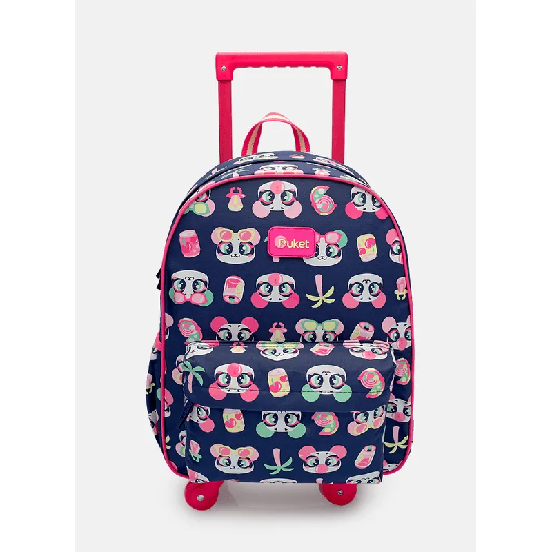 Mochila com Rodinha Média Panda Miami UN